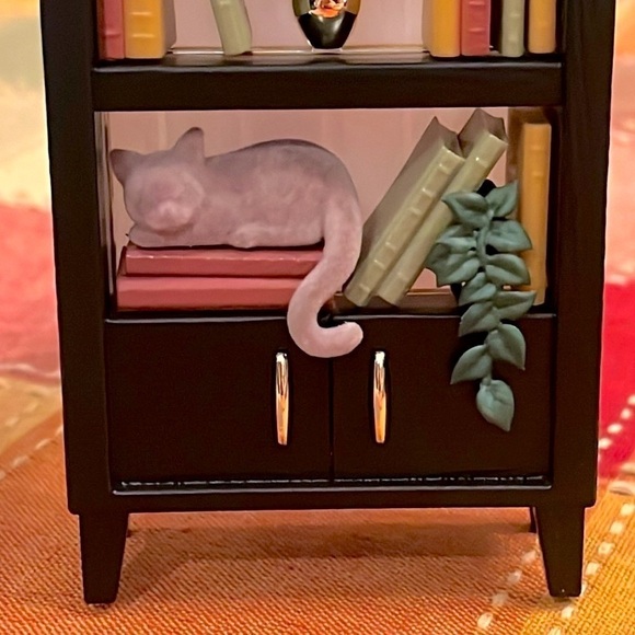 Brand New Bath & Body Works Nightlight Wallflower Plug Cat Bookcase Library - Picture 9 of 12